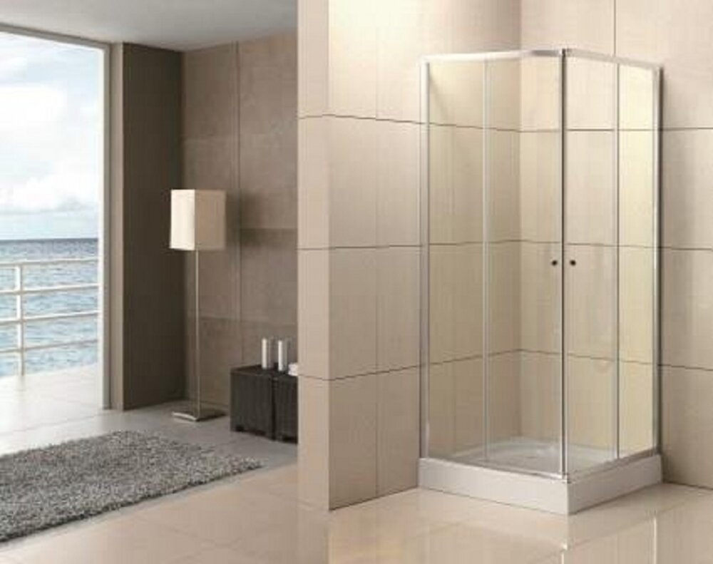 Изображение товара Душевой уголок BelBagno UNO-AH-2-120/80-C-Cr, 120 х 80 x 185 см, стекло прозрачное, профиль хром