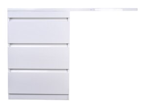 Изображение товара Тумба под раковину Style Line Даллас 120 Люкс Plus напольная, белая СС-00002272 120 см