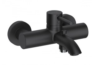 Изображение товара Смеситель Kludi Bozz 386913976 для ванны и душа, черный матовый