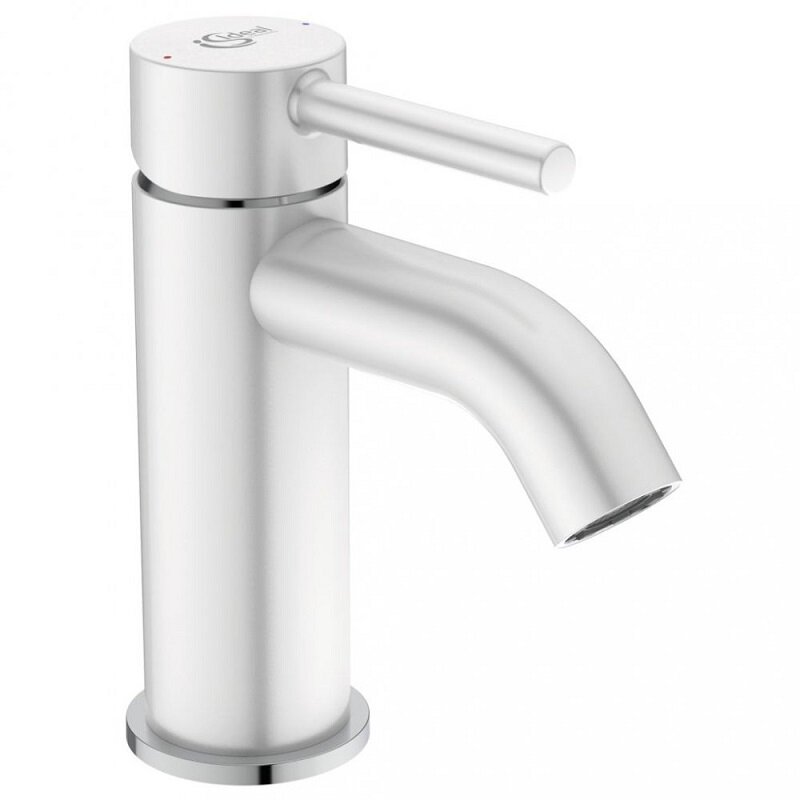 Изображение товара Смеситель Ideal Standard Ceraline BC203U5 для умывальника, белый матовый и хром