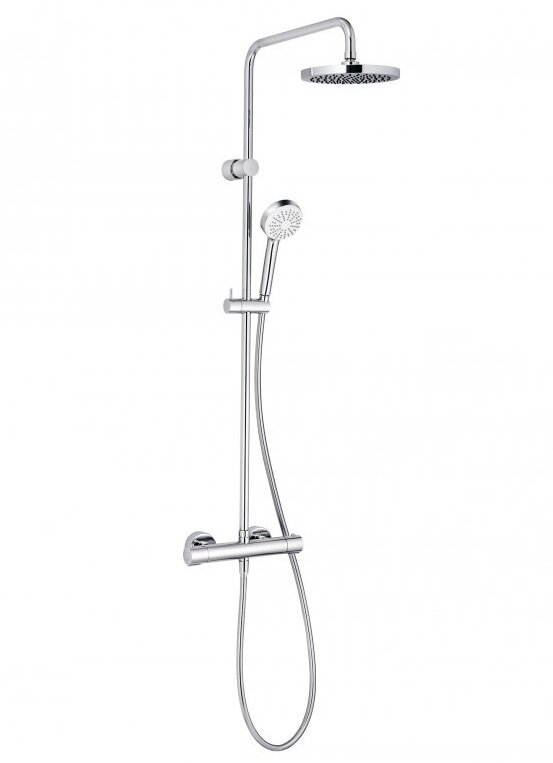 Изображение товара Душевая система Kludi Logo Dual Shower System 6809405-00 с термостатом и хромом