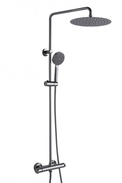 Изображение товара Душевая колонна с термостатом Bravat Waterfall F939114C-A2-RUS хром