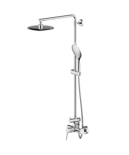 Изображение товара Душевая колонна Bravat Palace F9172217CP-A-RUS с верхним и ручным душем, хром