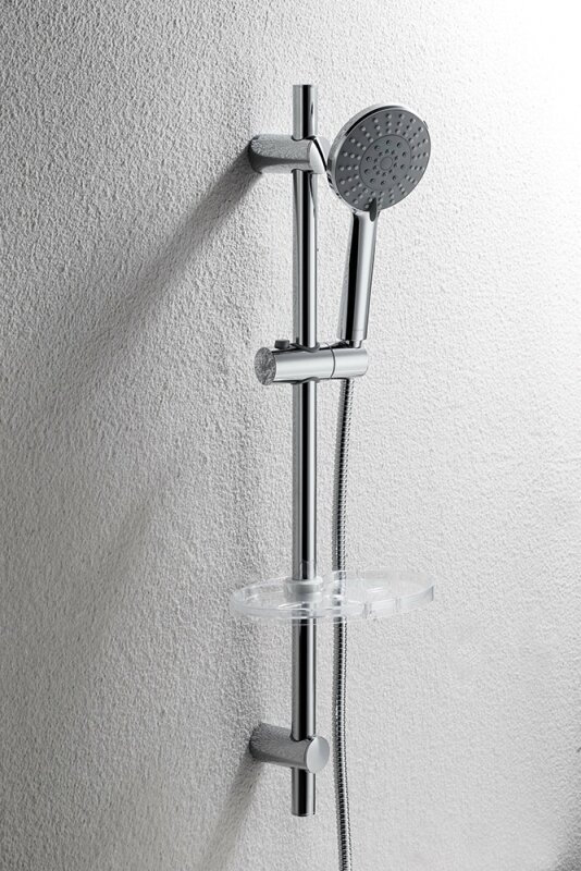 Изображение товара Душевой гарнитур Bravat Waterfall D154CP-2-RUS 75 см, лейка 5 режимов, хром