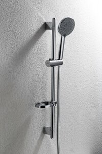 Изображение товара Душевой гарнитур Bravat Waterfall D152CP-2A-RUS штанга 75 см, лейка 3 режимов, хром