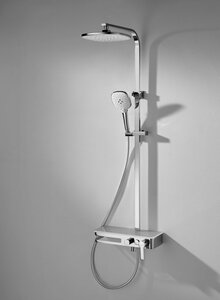 Изображение товара Душевая система Bravat Meissen F6277312CP-A-ENG с верхним и ручным душем хромова