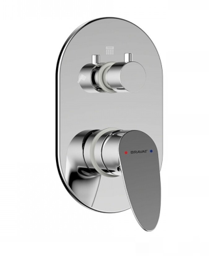 Изображение товара Смеситель Bravat Drop P69190C-2-RUS, хром