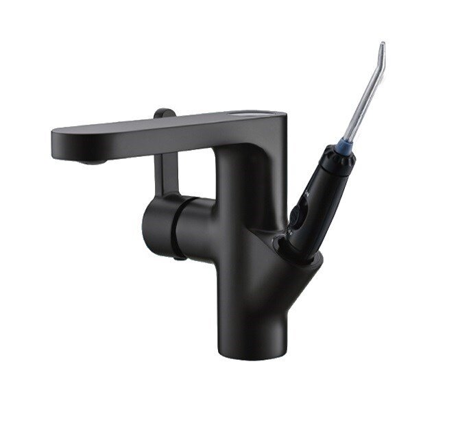 Изображение товара Смеситель с ирригатором Bronze de Luxe Optimal 10188B черный для раковины