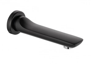 Изображение товара Излив для ванны Kludi Balance 5250387 17 см черный матовый латунь фиксированный