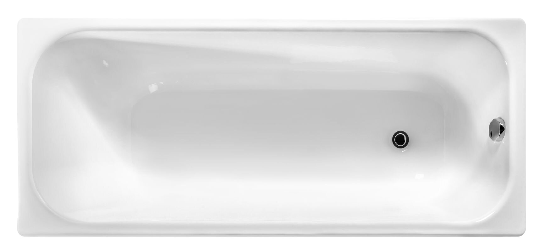 Изображение товара Чугунная ванна Wotte Start 170х70 см белая отдельностоящая
