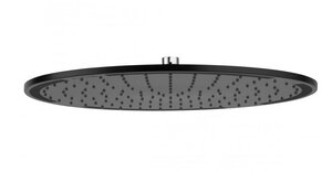 Изображение товара Верхний душ Kludi A-Qa 6434087-00, 40х40 см круглый, плоский 8 мм, 1 режим струи, без держателя, черный матовый