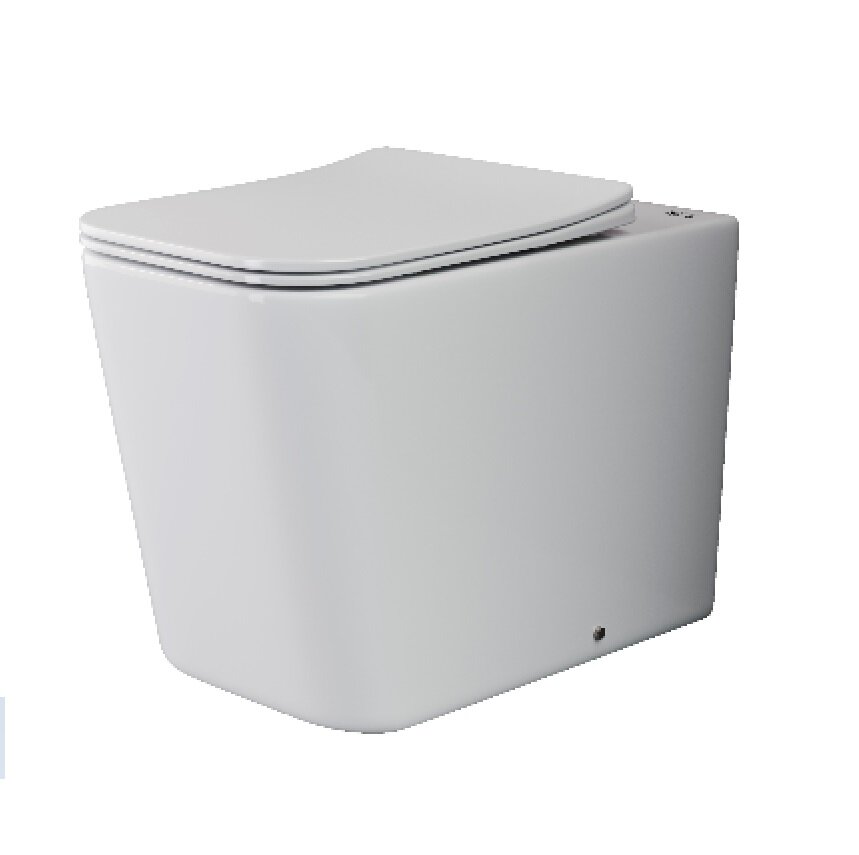 Изображение товара Унитаз приставной Ceramicanova Cubic CN1809 Rimless с крышкой микролифт