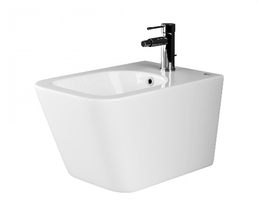 Изображение товара Биде Ceramicanova Metric CN3008 подвесное, 1 отверстие под смеситель, белый, сантехфарфор Изображение товара Биде Ceramicanova Metric CN3008 подвесное, 1 отверстие под смеситель, белый, сантехфарфор