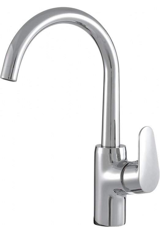Изображение товара Смеситель для кухни Aquanet Magic AF410-41C хром однорычажный с поворотным изливом