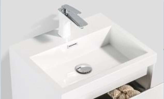 Изображение товара Мебельная раковина BelBagno 50 см из искусственного мрамора с переливом