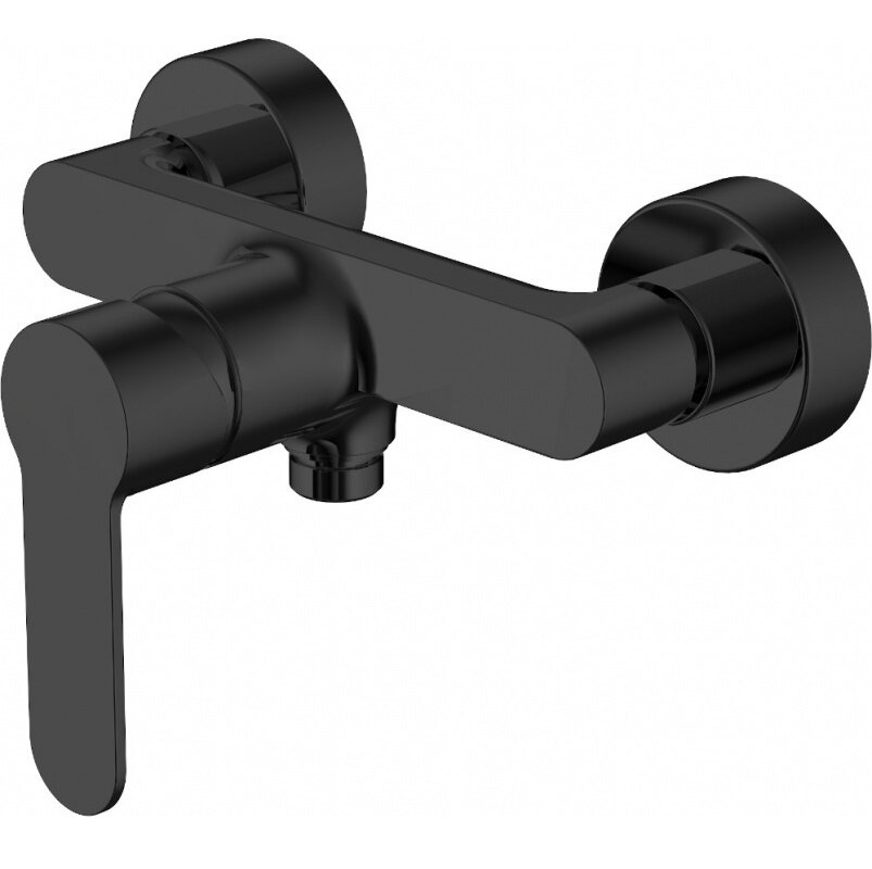 Изображение товара Смеситель для душа Aquanet Passion AF300-30B черный матовый с однорычажным управлением Изображение товара Смеситель для душа Aquanet Passion AF300-30B черный матовый с однорычажным управлением