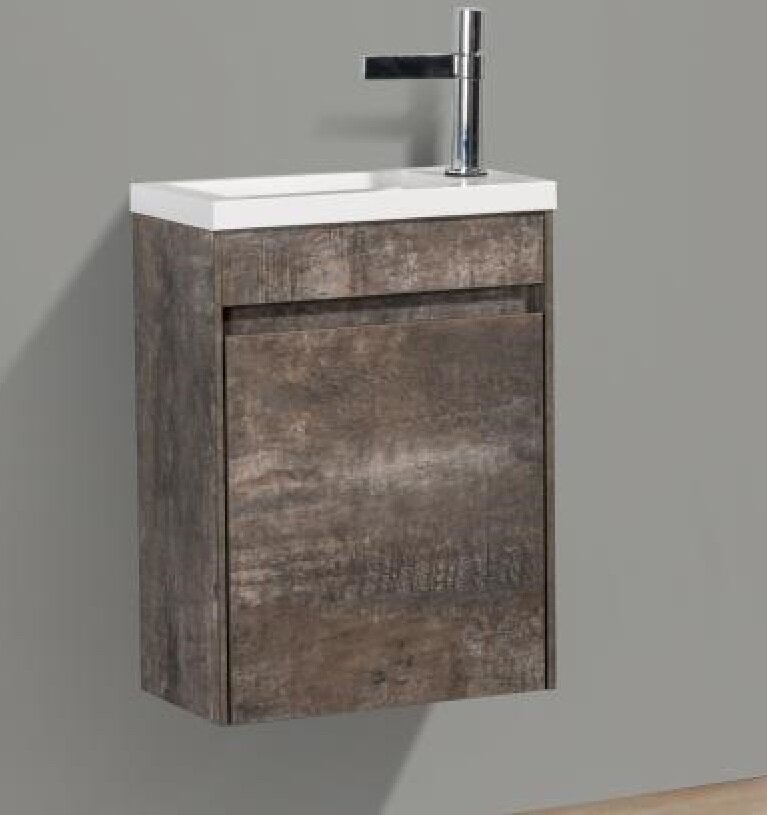 Изображение товара Тумба под раковину BelBagno PIETRA MINI-400-1A-SO-PT-L/R 40 см, подвесная, Stone
