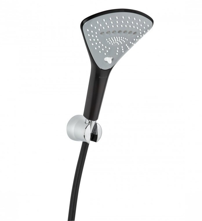 Изображение товара Душевой гарнитур Kludi Fizz 6765087-00 с 3 режимами цвет черный матовый