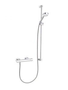Изображение товара Душевая система Kludi Logo 6857805-00 Shower Duo System с термостатом, штанга 90 см, хром