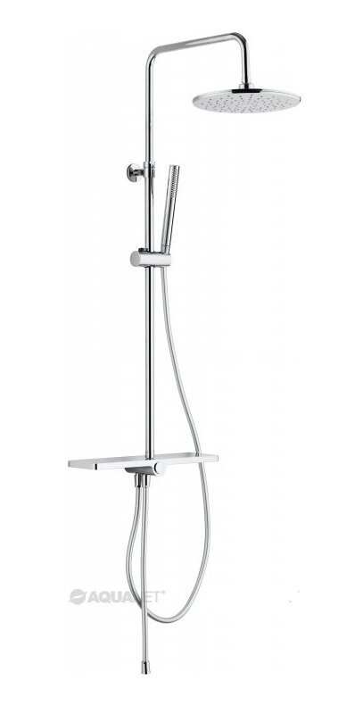 Изображение товара Душевой гарнитур Aquanet Pragmatic R AF430-70-R-C, с круглым верхним душем 25 см, 1 режим струи, хром (243322) Изображение товара Душевой гарнитур Aquanet Pragmatic R AF430-70-R-C, с круглым верхним душем 25 см, 1 режим струи, хром (243322)