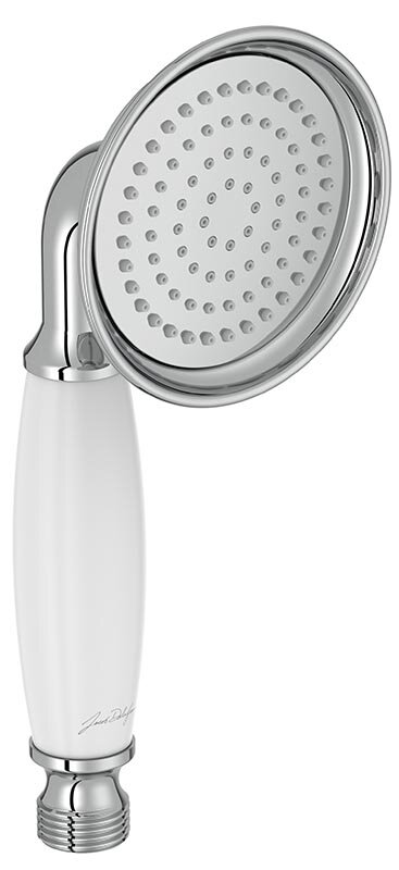 Изображение товара Душевая лейка Jacob Delafon Louise E24366-CP хром и белый, 1 режим