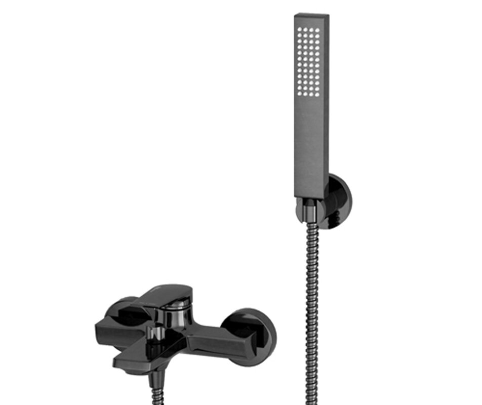Изображение товара Смеситель WasserKRAFT 8401 для ванны и душа, вороненая сталь, gunmetal