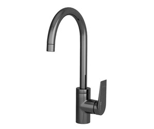Изображение товара Смеситель WasserKRAFT 8407 для кухонной мойки, вороненая сталь, gunmetal