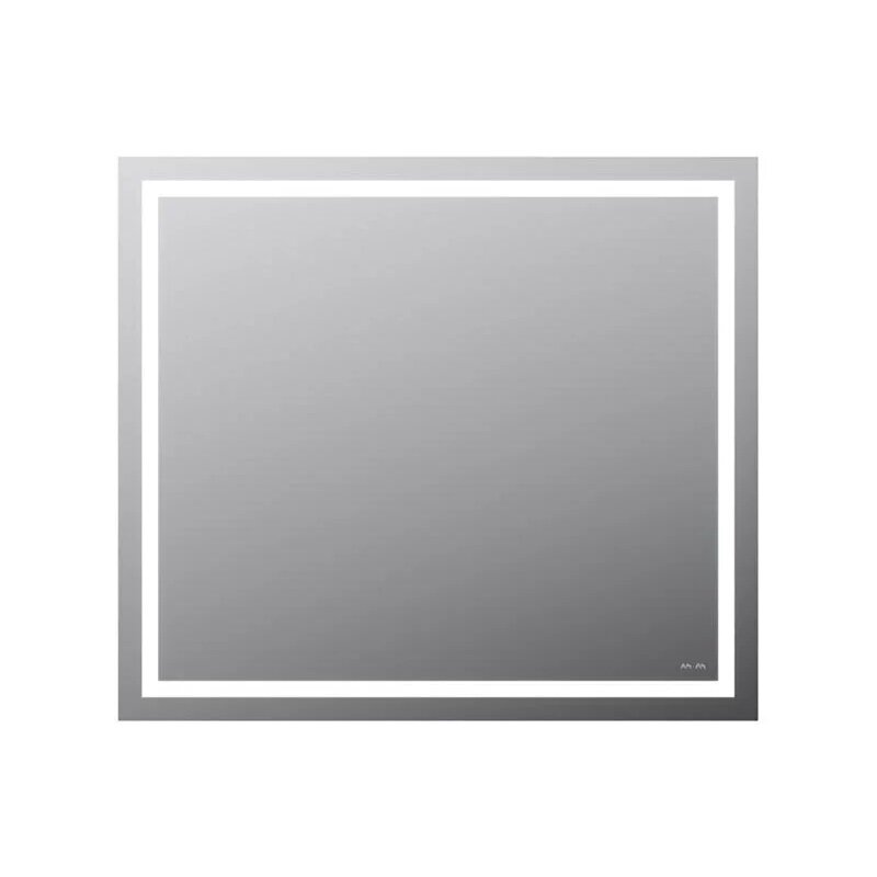 Изображение товара Зеркало Am.Pm Gem 80 см с LED-подсветкой, подвесное, стильное белое