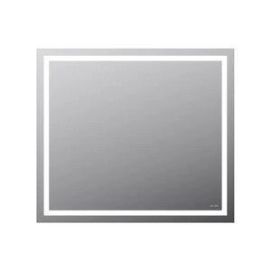Изображение товара Зеркало Am.Pm Gem 80 см с LED-подсветкой, подвесное, стильное белое
