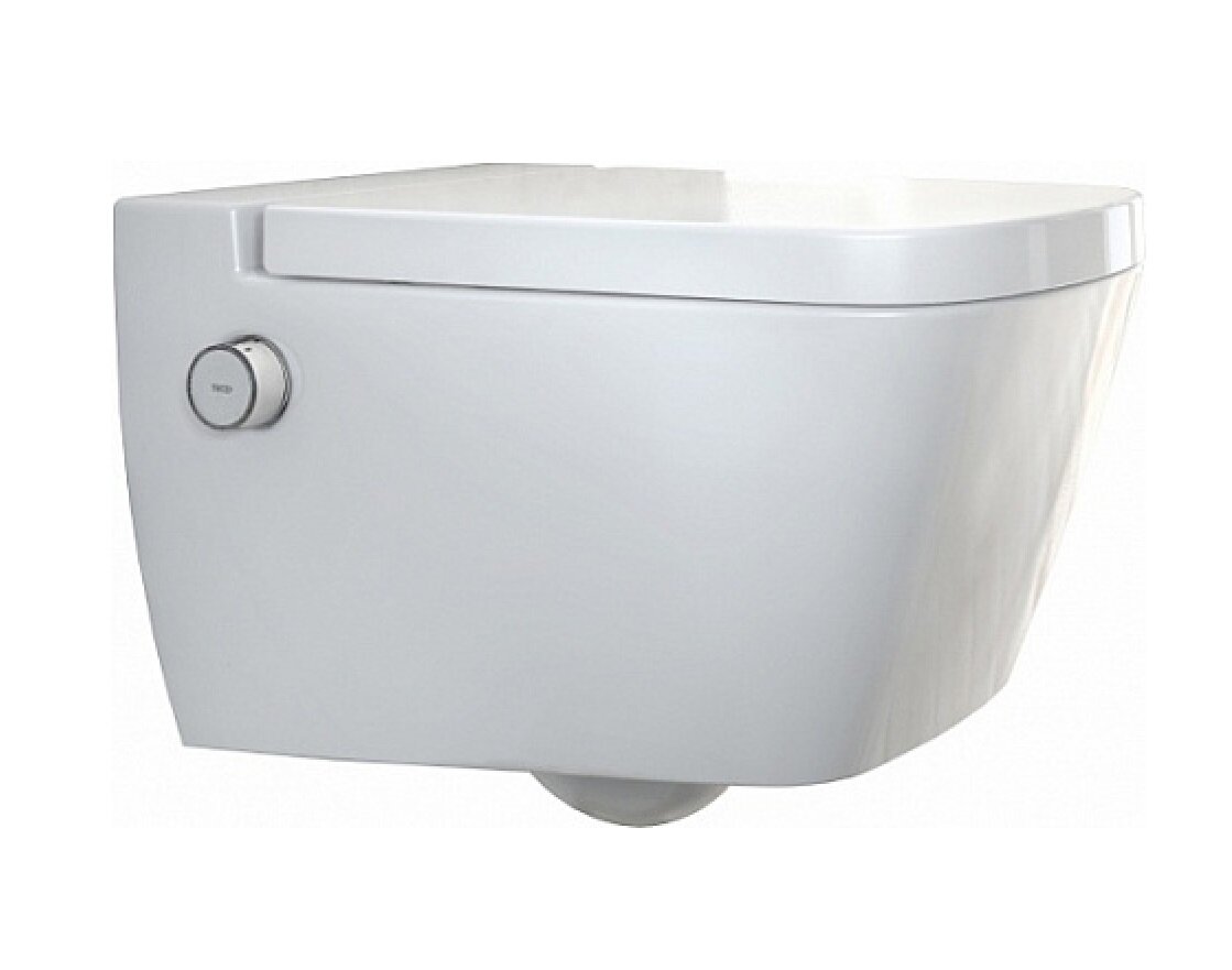 Изображение товара Подвесной унитаз TECEone с функцией биде и самочистящимися форсунками