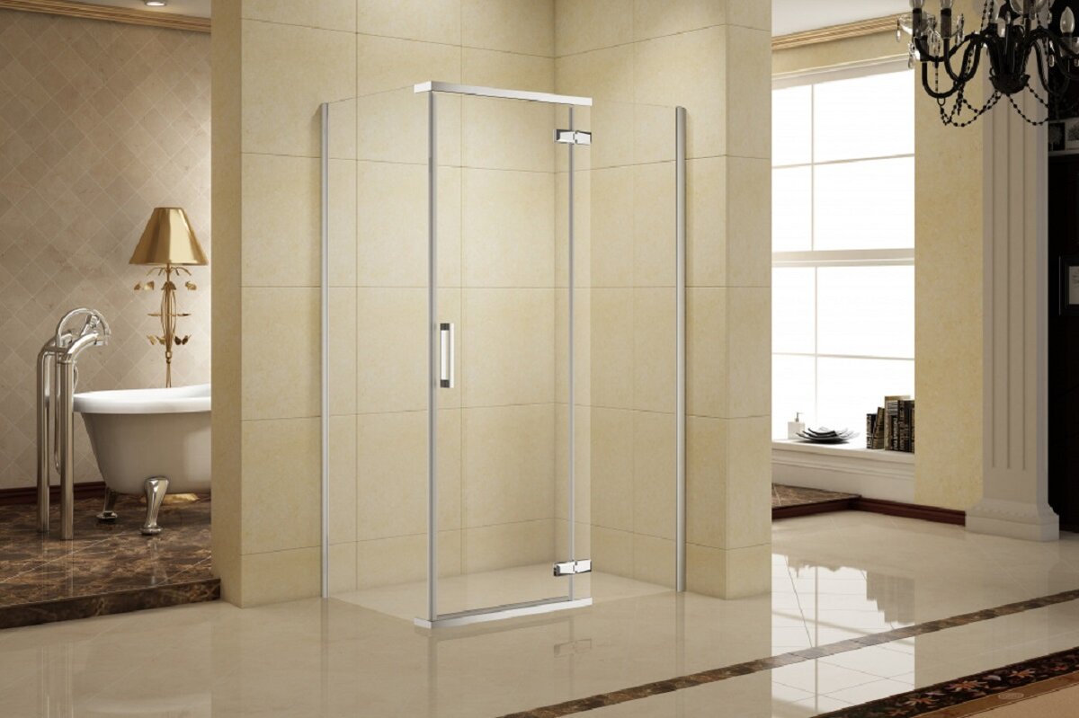 Изображение товара Душевой уголок Aquanet Logic 100x80 см с хромированным профилем