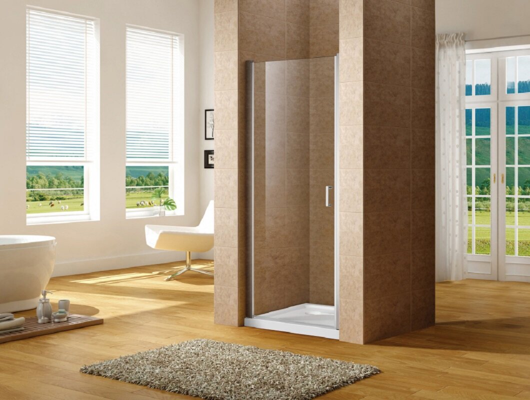 Изображение товара Душевая дверь в нишу Aquanet Cinetic AE12-N-80H190U-CT 80x190 см стекло хром