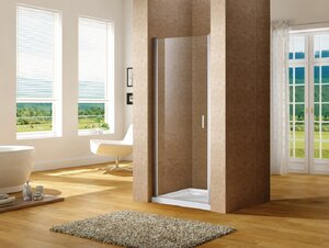 Изображение товара Душевая дверь Aquanet Cinetic AE12-N-90H190U-CT 90x190 см прозрачное стекло хром