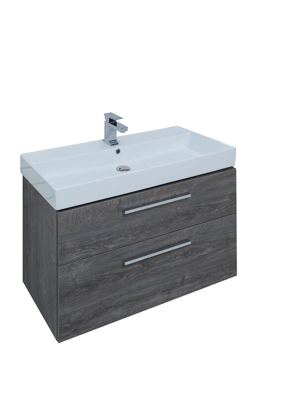 Изображение товара Тумба под раковину Aquanet Nova 242277, 90 см, 2 ящика, цвет дуб рошелье