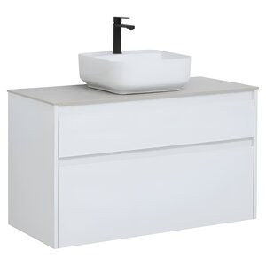 Изображение товара Тумба под раковину Aquanet Nova Lite 100 с двумя ящиками