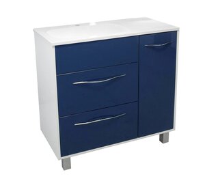 Изображение товара Тумба под раковину Эстет Barcelona 90x45 см напольная белая