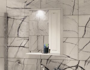 Изображение товара Зеркало-шкаф Corozo Элегия Ретро 60 SD-00000006, 60 см, подвесное, белое, правое