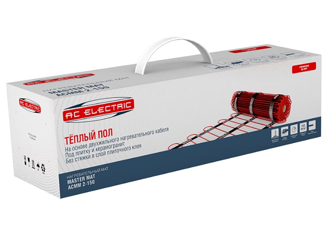 Изображение товара Теплый пол AC Electric Master Mat ACMM 2-150-2,5 для кухни ванной комнаты
