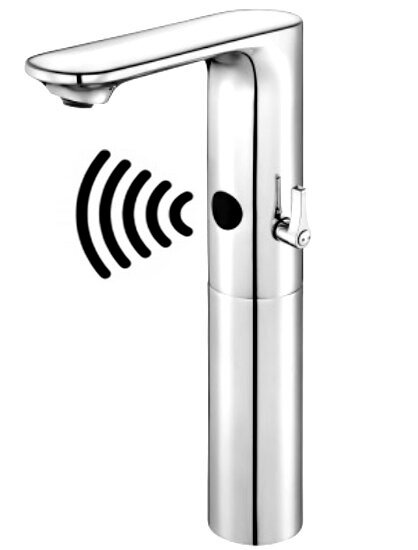 Изображение товара Смеситель E C A Photocell 108108036EX для раковины хром сенсорное управление