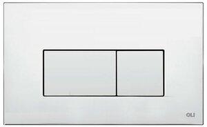 Изображение товара Кнопка смыва OLI Stream 641506 хром матовый, механическая с тросиком