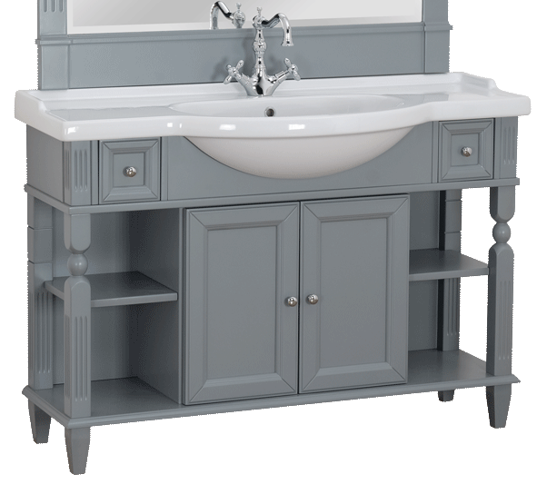 Изображение товара Тумба под раковину Migliore Kantri 26746, 120 см, цвет Antracite Anticato