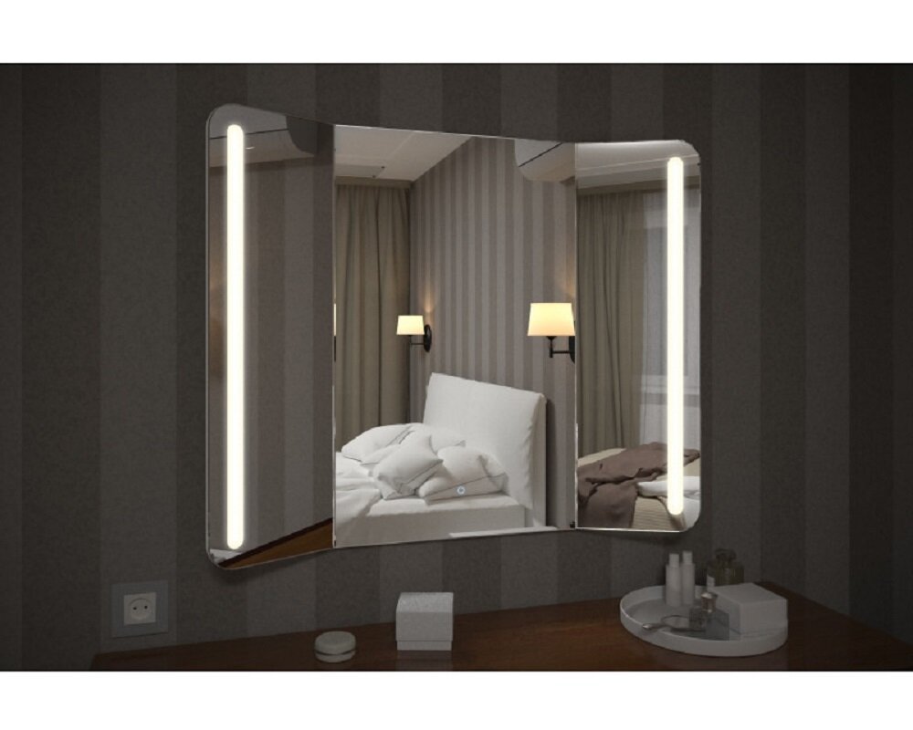 Изображение товара Зеркало Relisan Triple Vertical 100x80 см с LED-подсветкой Изображение товара Зеркало Relisan Triple Vertical 100x80 см с LED-подсветкой