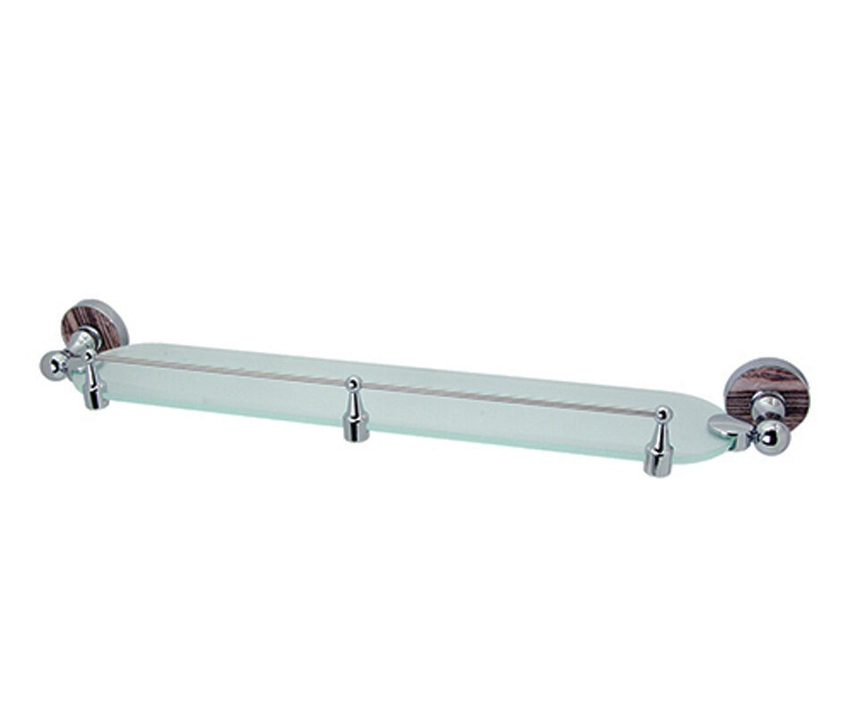 Изображение товара Стеклянная полка WasserKRAFT Regen K-6944 с бортиком для ванной и интерьера Изображение товара Стеклянная полка WasserKRAFT Regen K-6944 с бортиком для ванной и интерьера