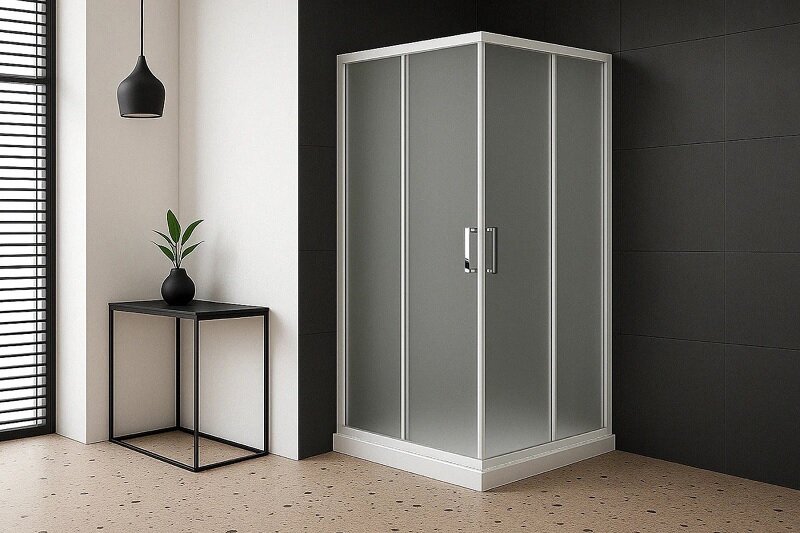 Изображение товара Душевой уголок Royal Bath RB 8090 HPD-C, 90 x 80 x 200 см, стекло матовое, белый Изображение товара Душевой уголок Royal Bath RB 8090 HPD-C, 90 x 80 x 200 см, стекло матовое, белый