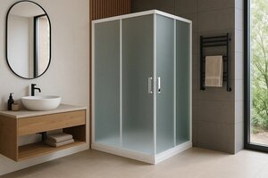 Изображение товара Душевой уголок Royal Bath RB 9120 HPD-C, 120 x 90 x 200 см, стекло матовое, белый