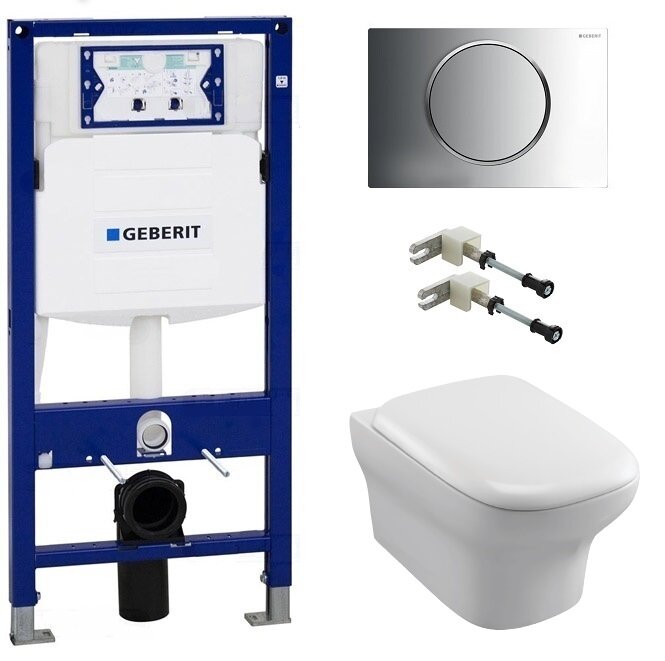 Изображение товара Инсталляция Geberit с безободковым унитазом Jacob Delafon Vox EDM102-00 с сиденьем микролифт