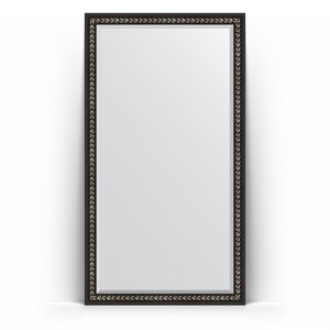 Изображение товара Зеркало в багетной раме Evoform Exclusive Floor BY 6148 110 x 199 см, черный ардеко