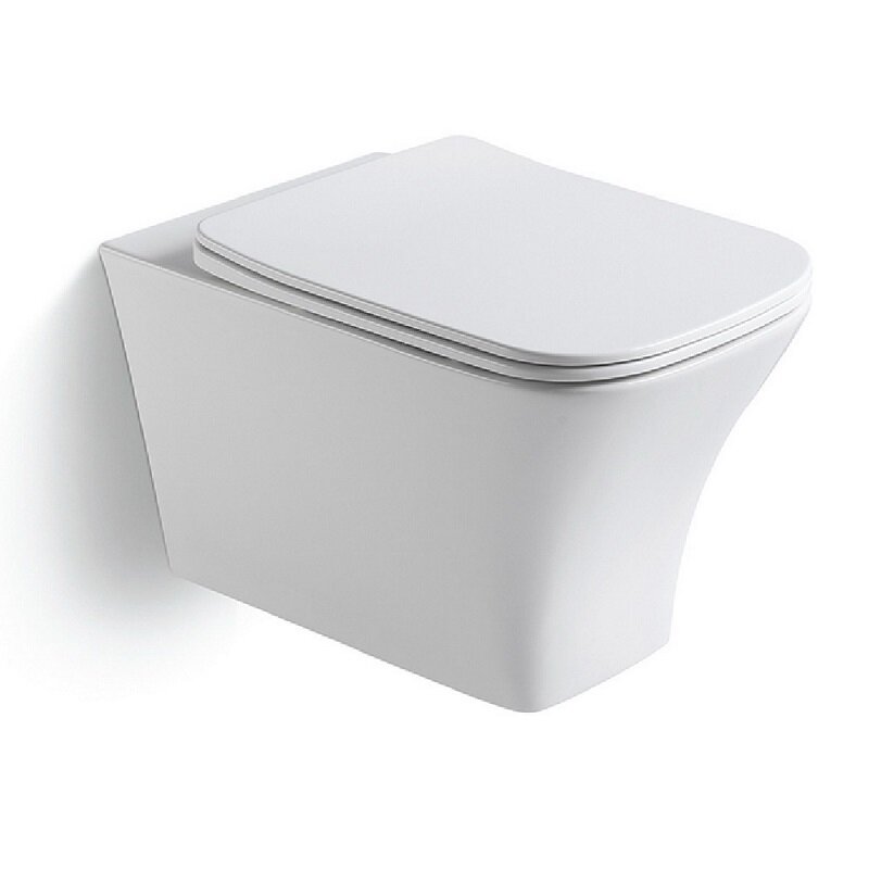 Изображение товара Подвесной унитаз Black&White Universe W-723 безободковый с Anti-Dirt