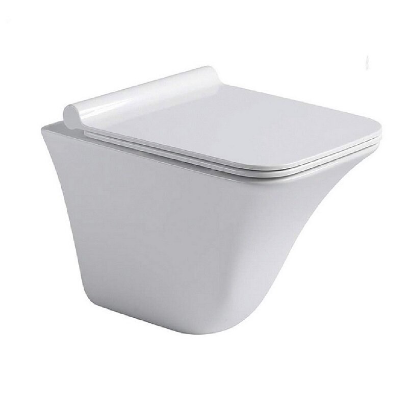 Изображение товара Подвесной унитаз Black&White Universe 720W00, безободковый