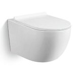 Подвесной унитаз Black&White Universe W-701, безободковый - фото 1